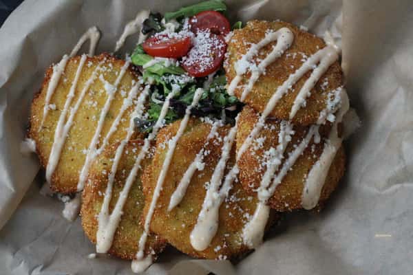 Hush Puppy Fried Green Tomatoes