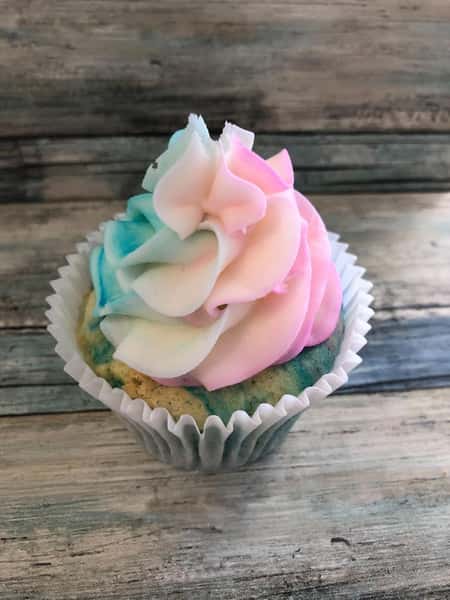 Cotton Candy Cupcake