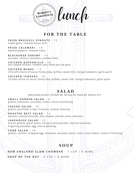 Lunch Page 1