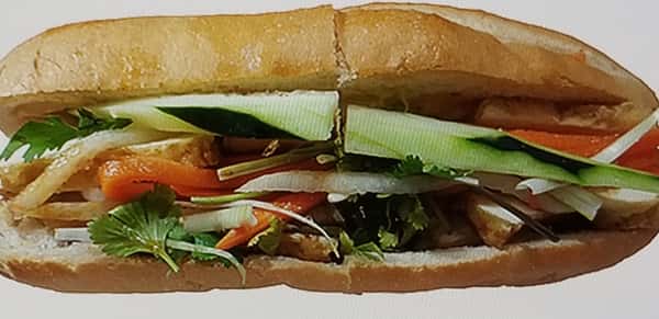 Vegetarian Tofu - (Bánh mì chay đậu hủ)