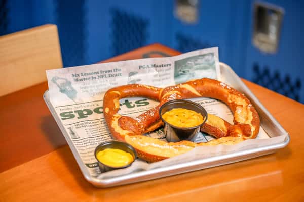 Warm Giant Pretzel