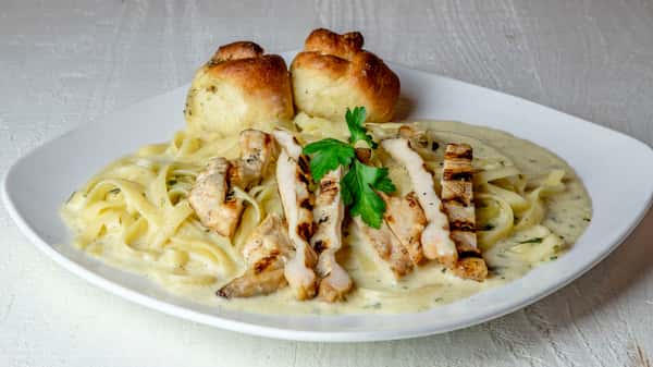 grilled chicken and pasta