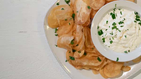 chips and onion dip
