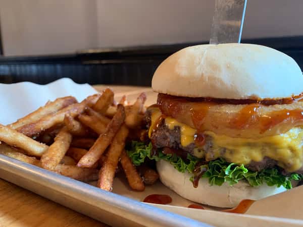 Smoked Whiskey Burger