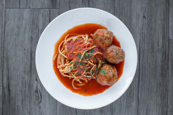 spaghetti and meatballs