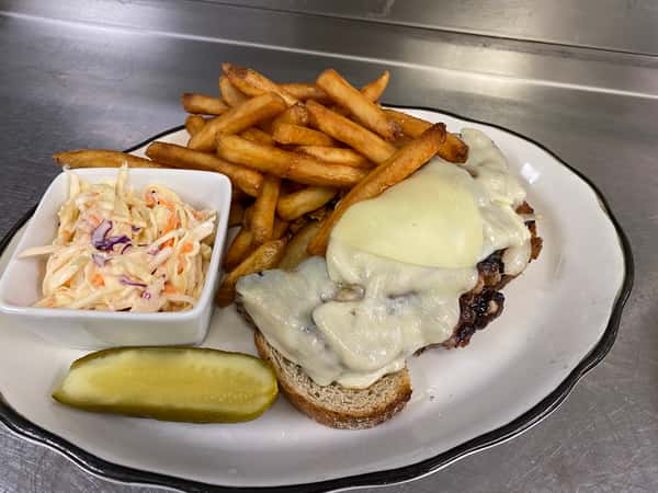Open Steak Sandwich
