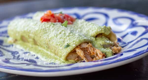 CHICKEN MOLE ENCHILADAS