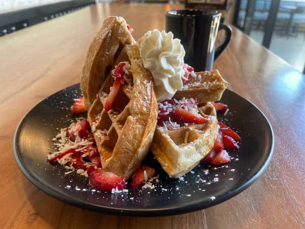 Waffle: Strawberry Coconut (Weekend Special)