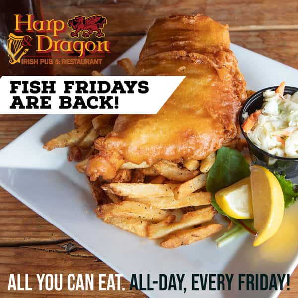 Harp and Dragon family meals are a great way to feed your entire family while keeping your budget in mind. Just 29.99 feeds a family of 6 to 8. Delivery and pick up is now available!