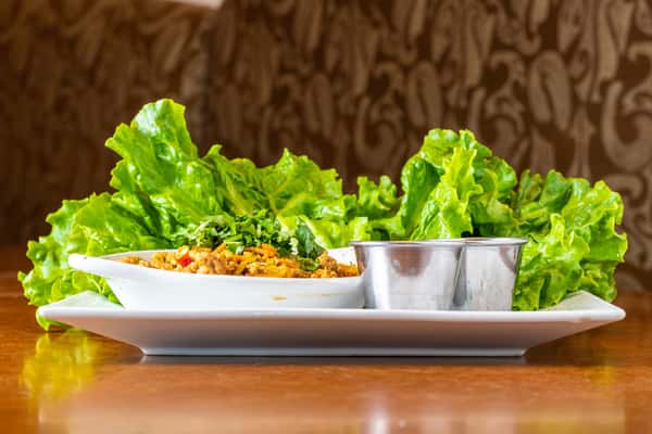 Asian-Style Chicken Lettuce Wraps
