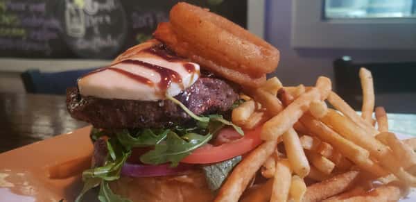 June Caprese Burger
