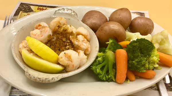 Lunch Gulf Shrimp Scampi
