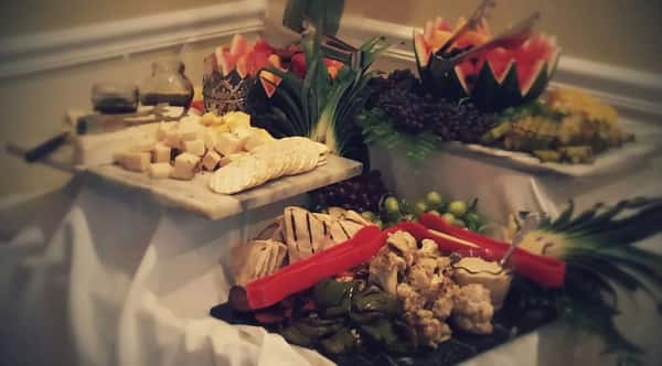 Catering - crudite & cheese board