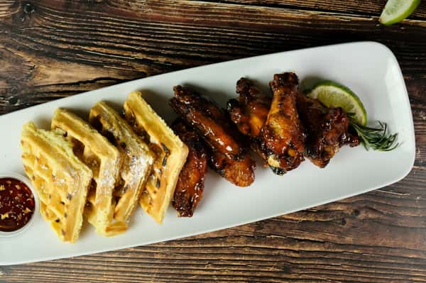 Peach Sriracha Wings