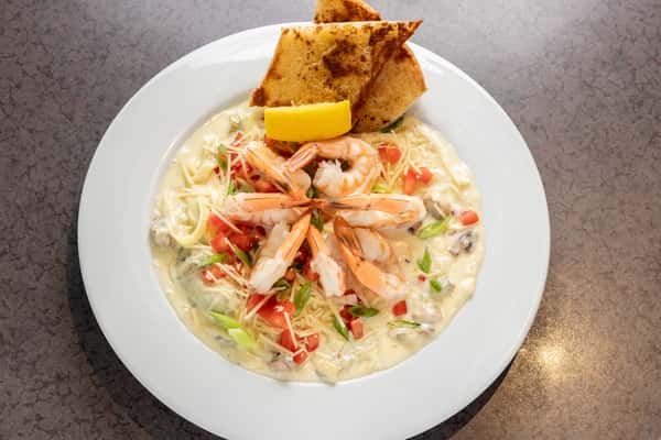 Fettuccine Alfredo (Prawns)