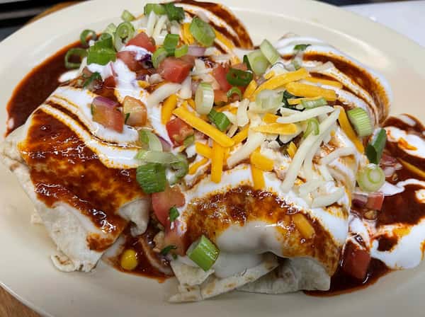Smoked Pork Enchiladas
