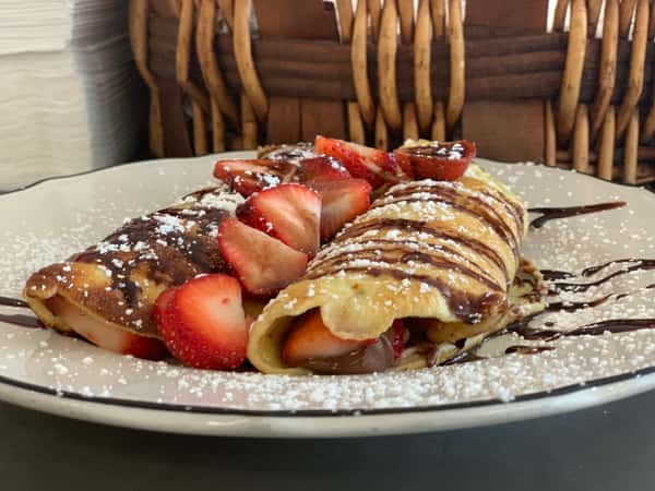 Strawberry & Chocolate Crepes