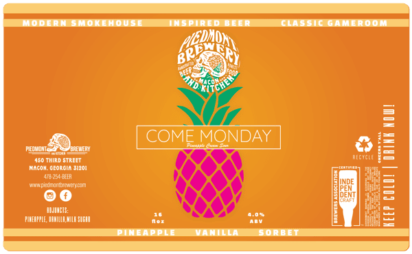 Come Monday Pineapple Sour