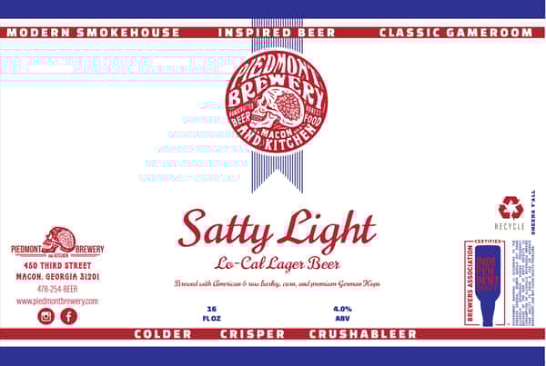 Satty Light Lo-Cal Lager Beer