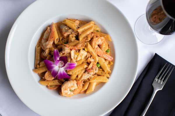 Cajun Seafood Penne Pasta