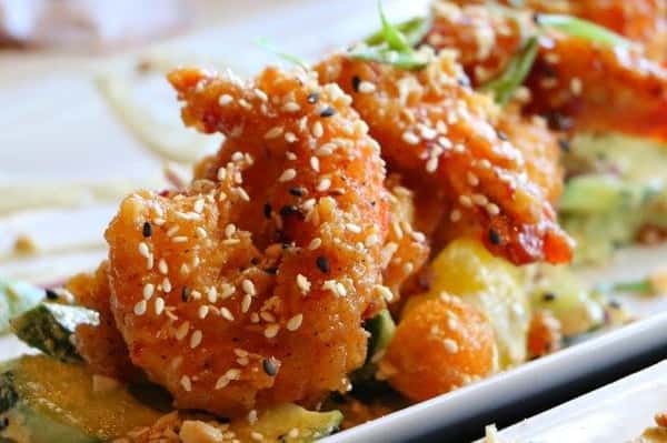 Red Chille Glazed "Bang Bang" Shrimp