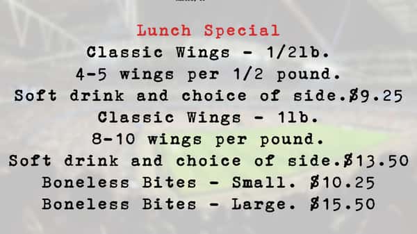 Lunch SPecial