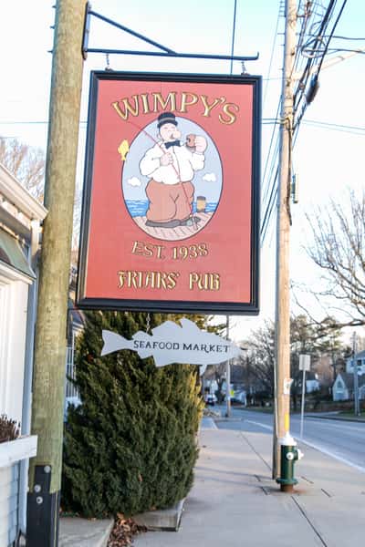 Wimpy's sign
