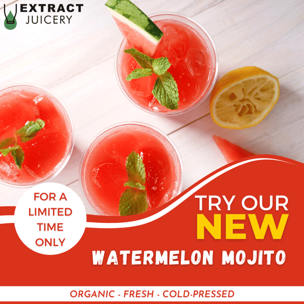 Fundraising Extract Juicery Organic ColdPressed Juice Bar in