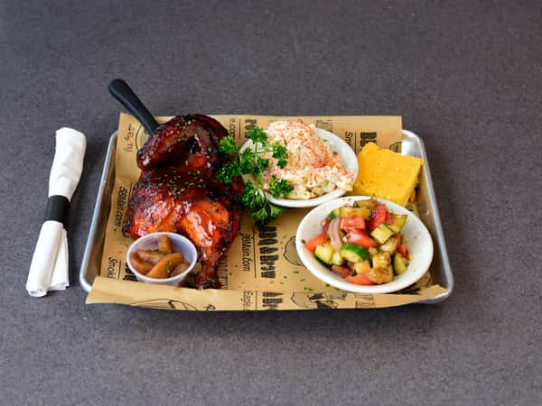 BBQ Chicken Plate with sides