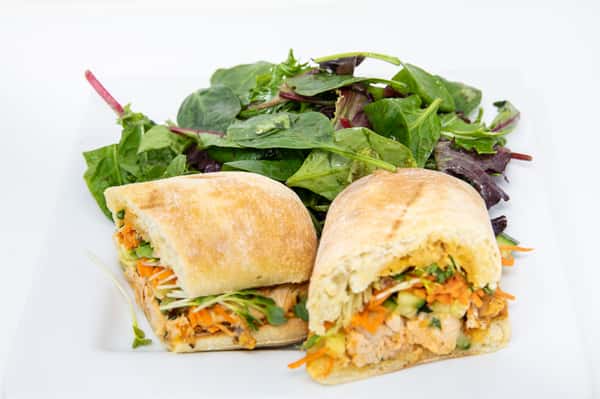 Thai Pulled Chicken Ciabatta