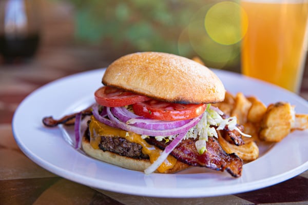Tuscano's Cheeseburger & Fries!