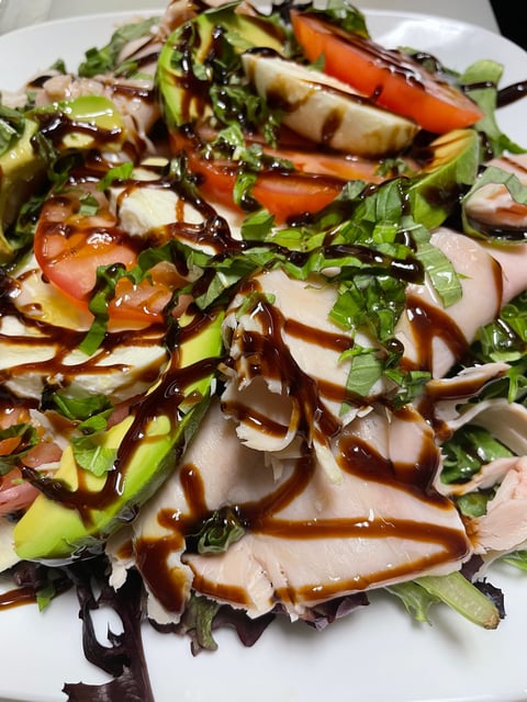 Turkey Caprese Salad