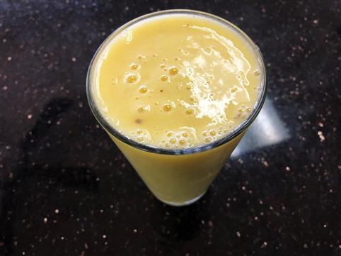 Banana, Orange, Pineapple Smoothie