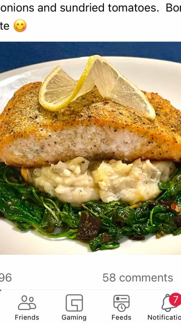 Grilled Salmon with Truffle Garlic Mashed Potatoes