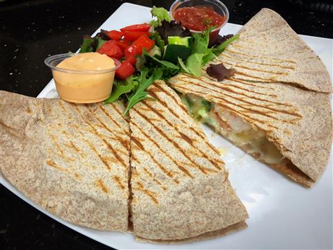 Spicy Shrimp Quesadilla