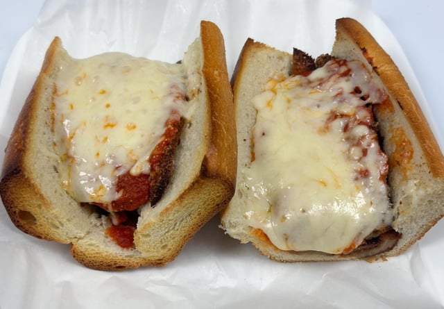 Eggplant Parmigiana Hoagie
