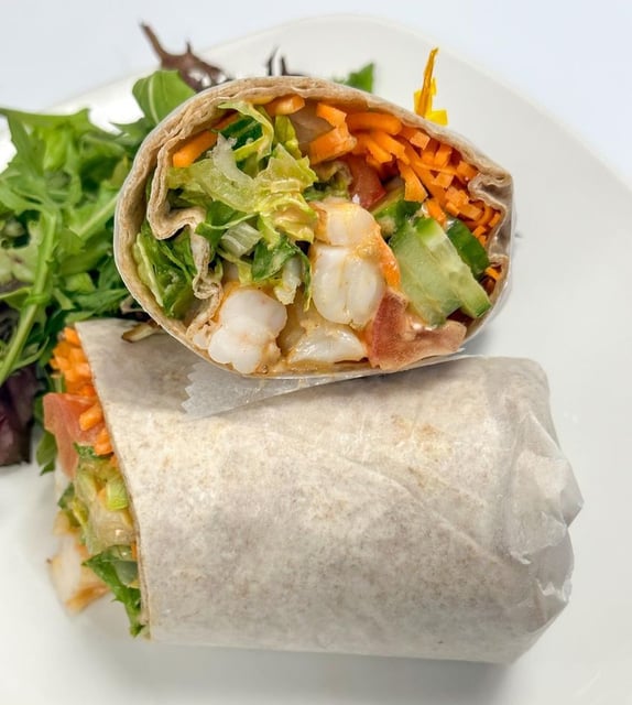 Spicy Thai Shrimp Wrap