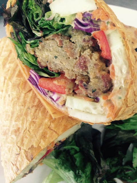 Turkey Burger Wrap