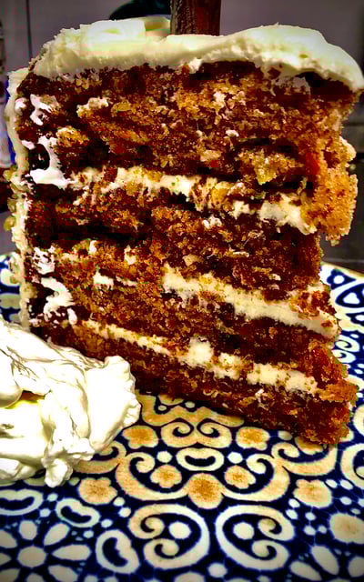 Carrot Cake Tower - Founders House - American Restaurant in