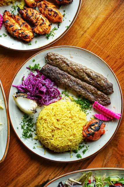 Kofta Kabob Plate