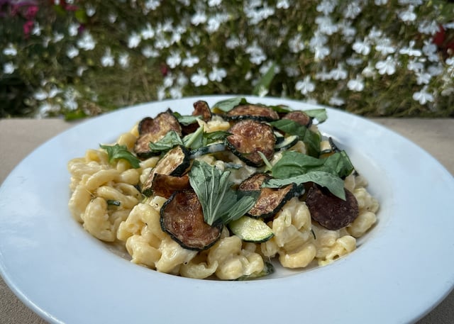 Rotating Vegetarian Special: Zucchini Pasta Alfredo