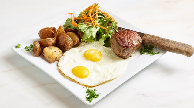 Filet Mignon & Eggs