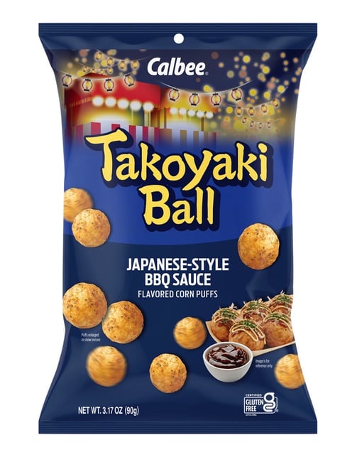 Calbee Takoyaki Ball 90g (Snacks)