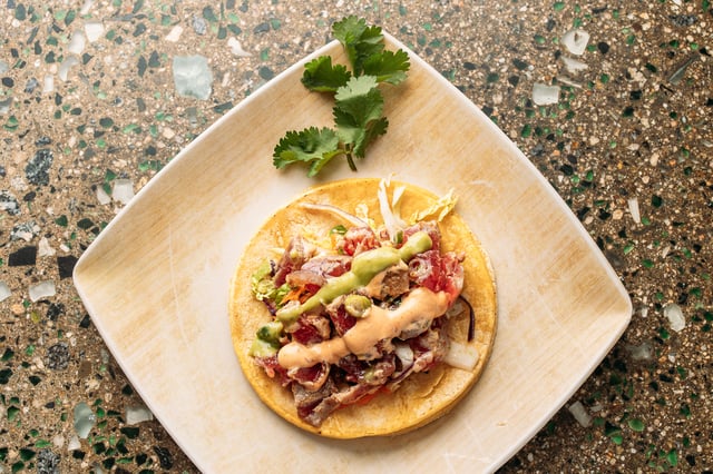Seared Ahi Poke Taco