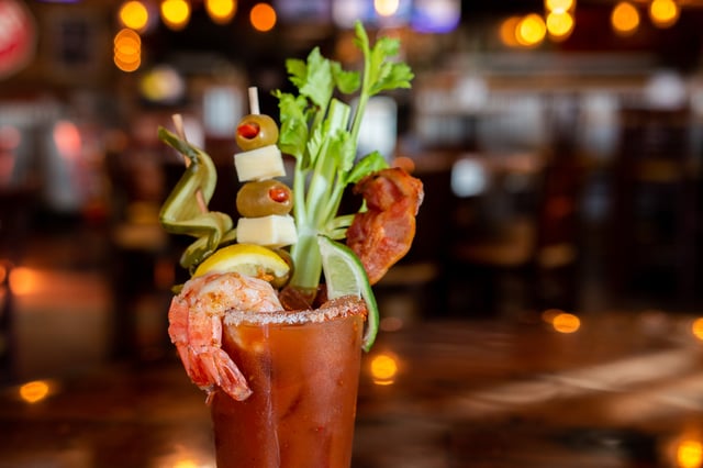 Loaded Bloody Mary - Septembers Taproom and Eatery - Bar & Grill in CA