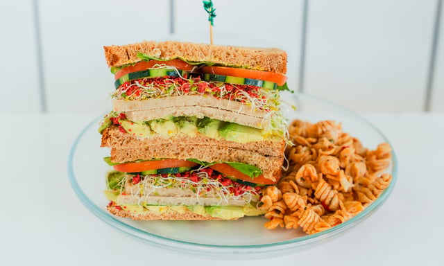 Vegetarian Turkey Sandwich - Jan's Health Bar