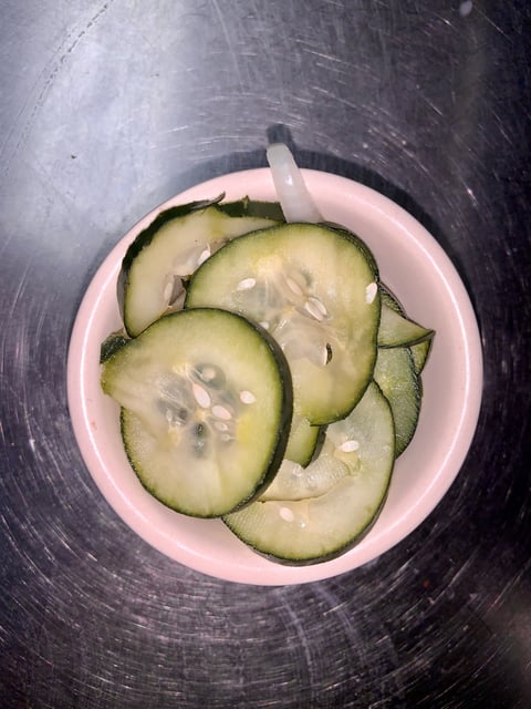 Cucumber & Onions