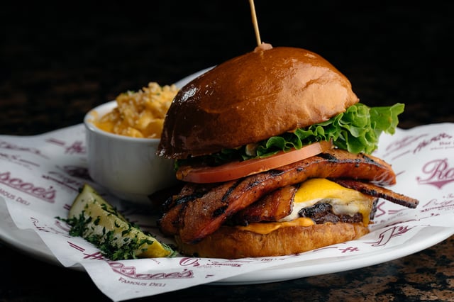 BBQ Bacon Burger - Burgers - Heroes Restaurant & Brewhouse-Eastvale