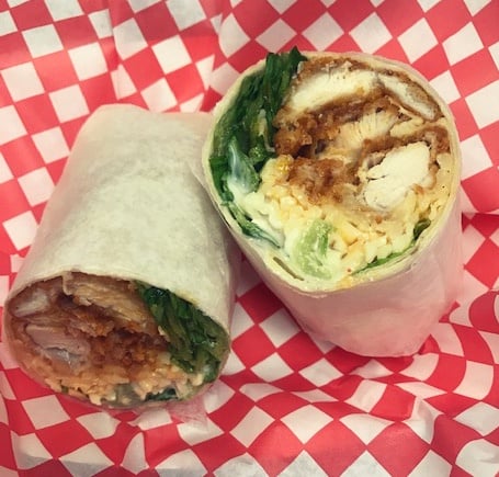 Crispy Buffalo Chicken Wrap