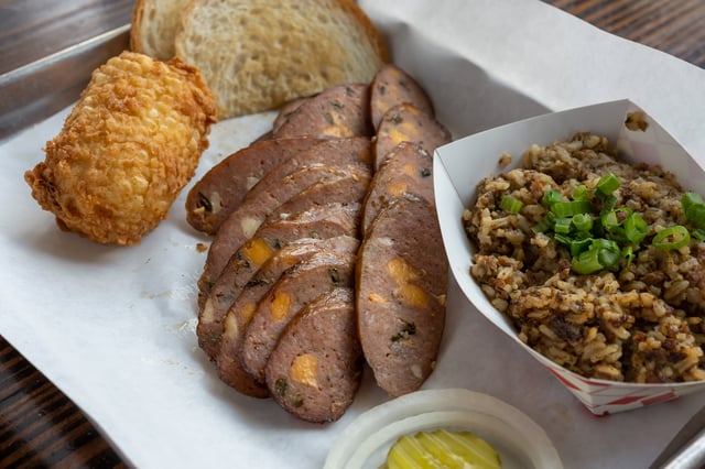 Jalpenos & Chesse Sausage Plate
